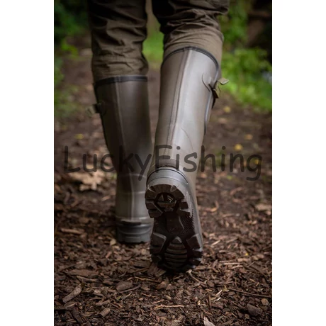 Fox Neoprene Lined Camo khaki Wellies Csizma UK10 EU44