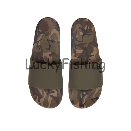 Fox Sliders Khaki/Camo Papucs 41