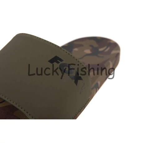 Fox Sliders Khaki/Camo Papucs 41