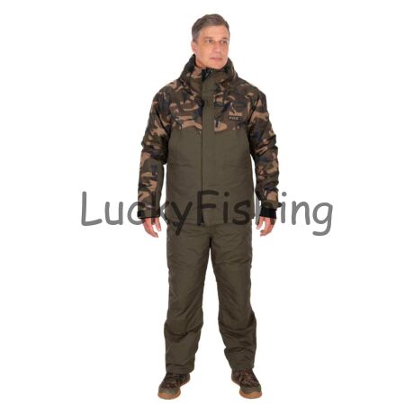 Fox Khaki/Camo Wintersuit Kétrészes Thermo ruha - L