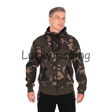 Fox Premium 310 Zipped Hoodie - Camo - Zipzáras Pulcsi - L