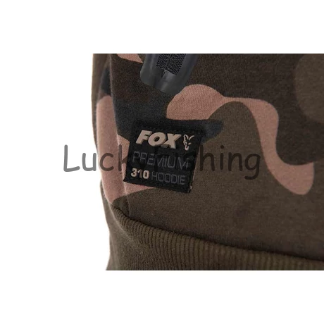 Fox Premium 310 Zipped Hoodie - Camo - Zipzáras Pulcsi - 2XL