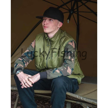 Fox Olive Quilted 100 Gilet Olive Mellény - L
