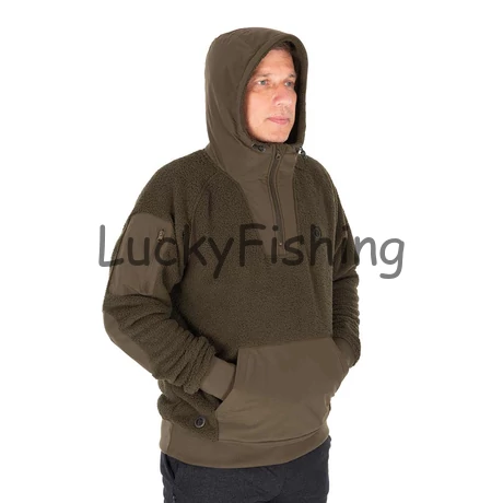 Fox Olive Sherpa Hybrid Jacket – Horgász Kabát – M