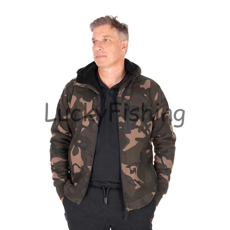 FOX Camo Full Zip Prem Sherpa 310 Hoodie Pulóver - 2XL