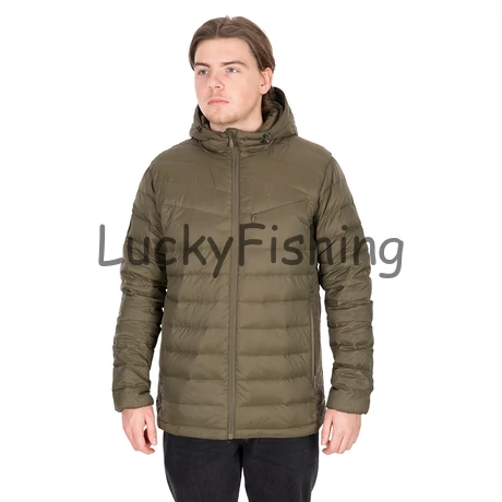 FOX Explorer Downfill Packaway Khaki Jacket - Pehelykabát - L