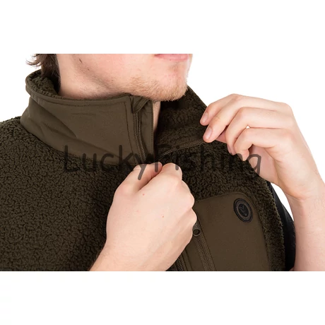 Fox Olive Sherpa Hybrid Gilet - Horgász Mellény - M