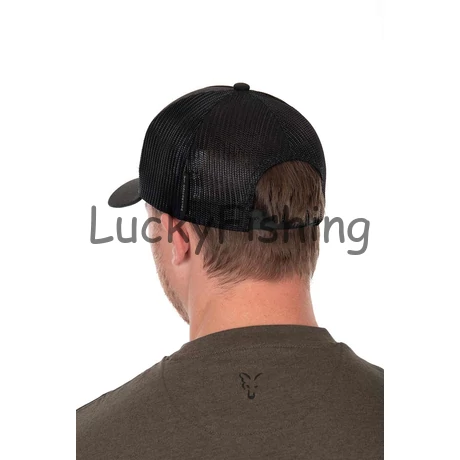 Fox Collection Trucker Cap - Black/Orange - Baseball Sapka