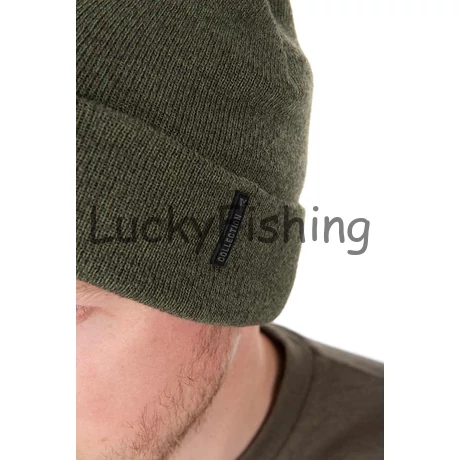 Fox Collection Bobble Hat - Green/Black - Bojtos Sapka
