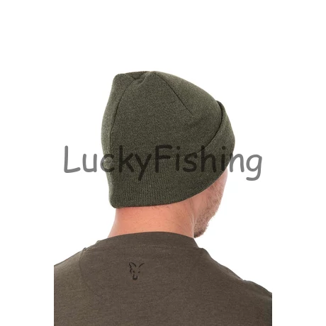 Fox Collection Beanie - Green/Black - Meleg Sapka