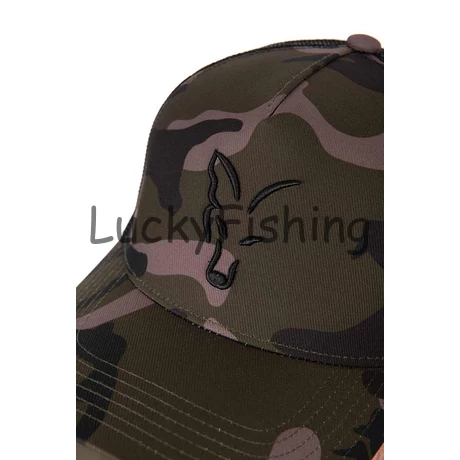 Fox Black Camo Trucker Cap Baseball Sapka