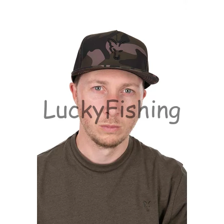 Fox Camo Snapback Baseball Sapka