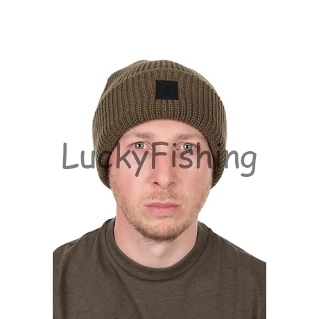 Fox Olive Merino Blend Beanie Hat Téli Sapka