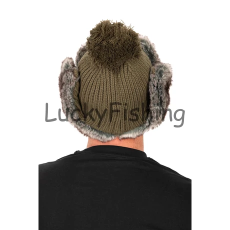 Fox Trapper Hat – Green Meleg téli Sapka