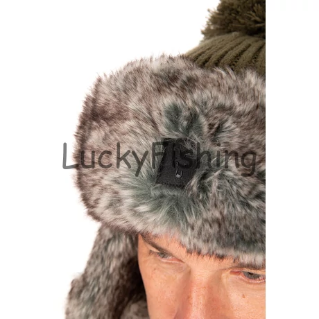 Fox Trapper Hat – Green Meleg téli Sapka
