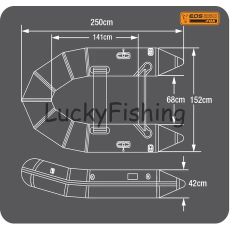 FOX EOS® Boat 250 Gumicsónak