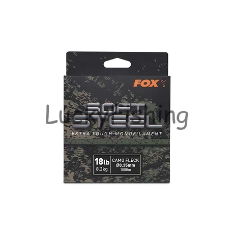 Fox Soft Steel Fleck Camo Mono – 18lb (8.2kg) | 0.35mm | 1000m
