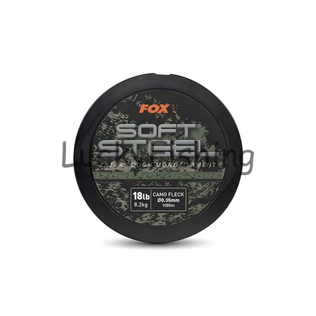 Fox Soft Steel Fleck Camo Mono – 18lb (8.2kg) | 0.35mm | 1000m