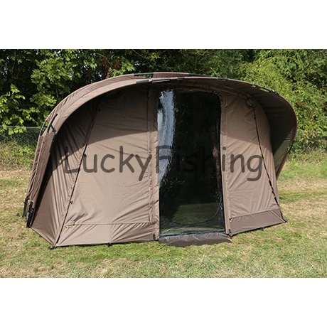 FOX Retreat+ 2 Person Bivvy Horgászsátor – Átlátszó ajtó / ablak panel