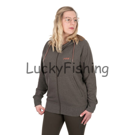 Fox Női Zipped Hoodie Melegítő Felső - Méret: L 16-18