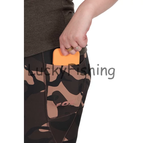 Fox Womens Camo Short Leggings Női Rövid Cicanadrág - L 16-18