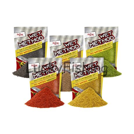 CARP ZOOM Wet Method készre kevert etetőanyag, eper-hal, 850g