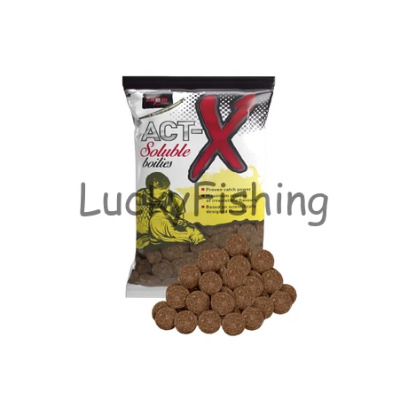 Carp Zoom Act-X Soluble oldódó bojli 24mm, Vanília, tigrismogyoró, 800g