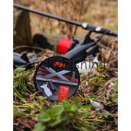 Spomb X Pro Mono 0.26mm/11lb x 300m RED (Piros)