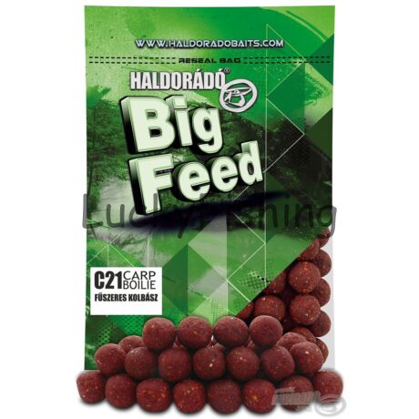 Haldorádó Big Feed - C21 Boilie - Fűszeres Kolbász