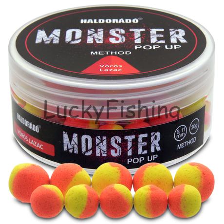 Haldorádó MONSTER Pop Up Method 9,11mm - Vörös Lazac