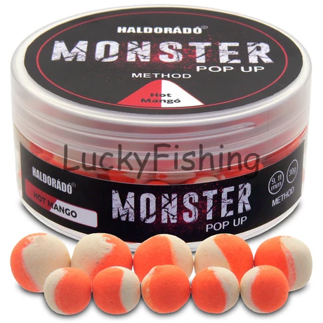 Haldorádó MONSTER Pop Up Method 9,11mm - Hot Mangó