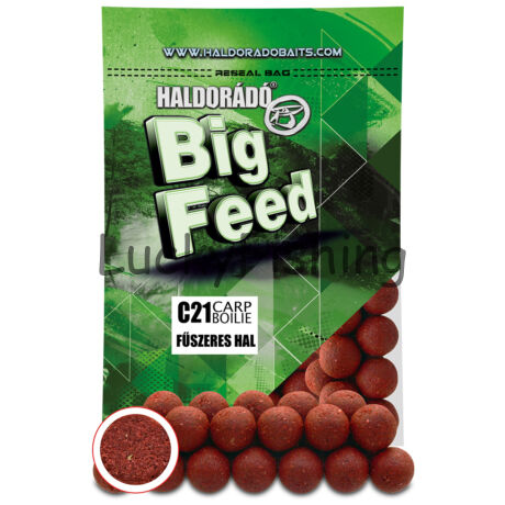 Haldorádó Big Feed - C21 Boilie - Fűszeres Hal