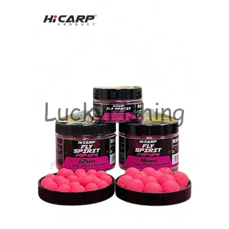 HiCARP - FLY SPIRIT WAFTERS PINK 7mm X 10mm DUMBELL - Pikáns Fűszeres Balanszírozott Horogcsali