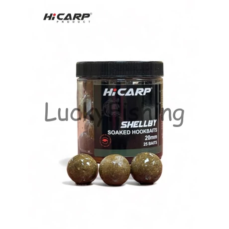 HiCARP - SHELLBY SOAKED HOOKBAITS 24mm (15db) - Kagylós-Halas Dippelt Horogcsali