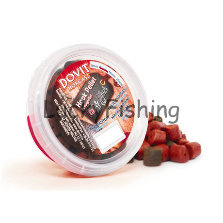 Dovit Red & Black Ananászos Fúrt Halibut horogpellet 14mm