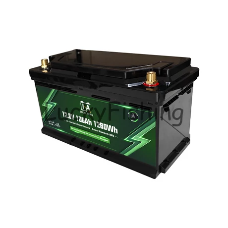 Idealakku (LiFePO4) 12.8V 100Ah/1280Wh akkumulátor – Bluetooth, BMS védelemmel