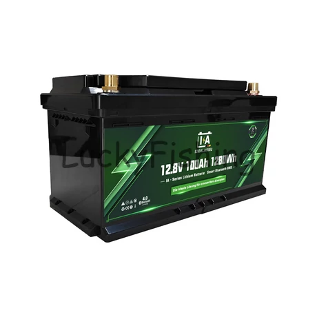 Idealakku (LiFePO4) 12.8V 100Ah/1280Wh akkumulátor – Bluetooth, BMS védelemmel