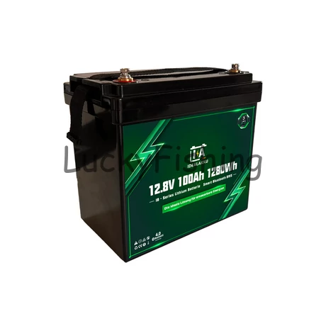 Idealakku (LiFePO4) 12.8V 100Ah/1280Wh akkumulátor MINI – Bluetooth, BMS védelemmel