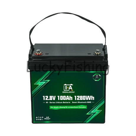 Idealakku (LiFePO4) 12.8V 100Ah/1280Wh akkumulátor MINI – Bluetooth, BMS védelemmel