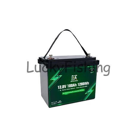Idealakku (LiFePO4) 12.8V 100Ah/1280Wh akkumulátor – Bluetooth, BMS védelemmel