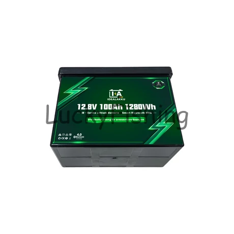 Idealakku (LiFePO4) 12.8V 100Ah/1280Wh akkumulátor – Bluetooth, BMS védelemmel