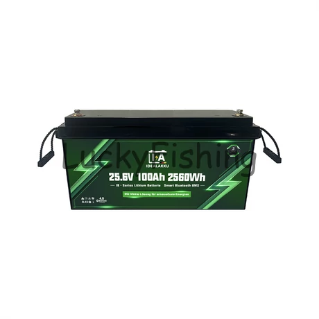 Idealakku (LiFePO4) 25.6V 100Ah/2560Wh akkumulátor – Bluetooth, BMS védelemmel