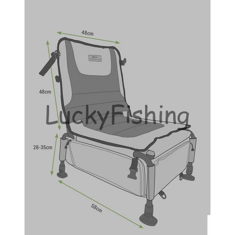 Korum Progress Ruckchair Standard Horgászszék 48×50cm