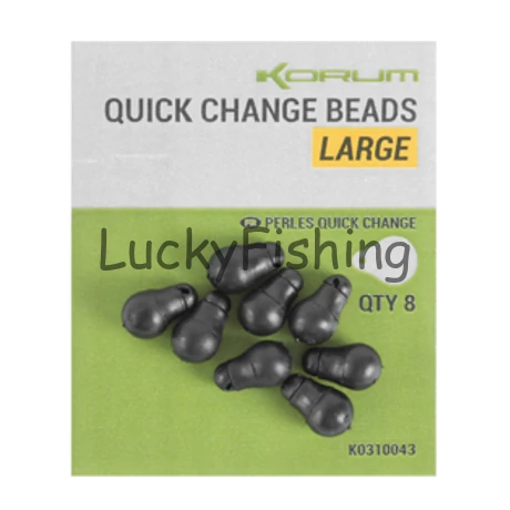 Korum Quick Change Beads gyorskapocs - LARGE