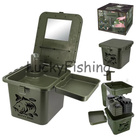 NGT Bivvy Sink Kézmosó Szett + Ajándék Automata Csappal