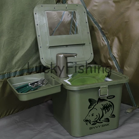 NGT Bivvy Sink Kézmosó Szett + Ajándék Automata Csappal