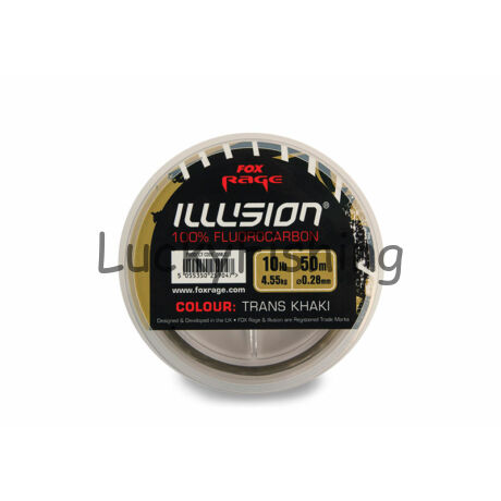 FOX Rage Illusion® Soft Flurocarbon - Trans Khaki 0.25mm 3.66kg / 8lbs