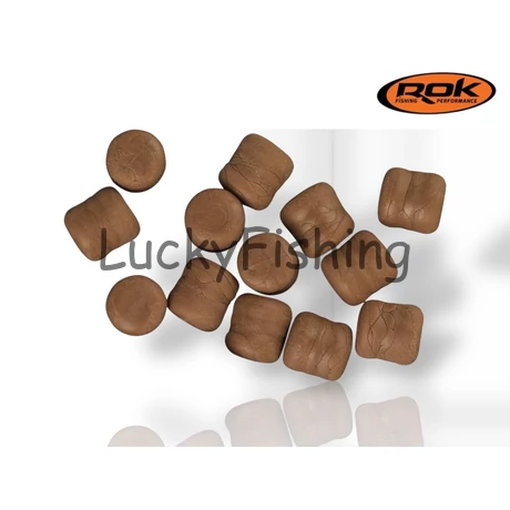 ROK Halibut Pellet 12mm - balanszírozott 18db/bliszter - Barna