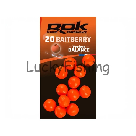 ROK Balanszírozott Csalizó Bogyó - Baitberry - 20 darab/bliszter - Narancs