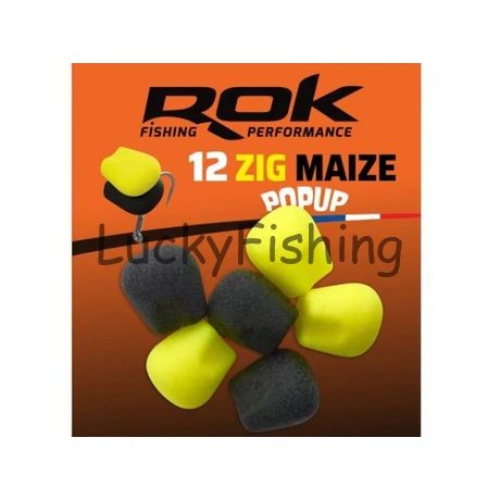 ROK ZIG Maize - Ultra Pop-up 12db/csomag - Sárga/Fekete